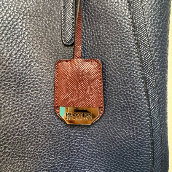 Kenneth Cole Reaction Tote Bag Large 
Navy Blue - Picture 7 of 9